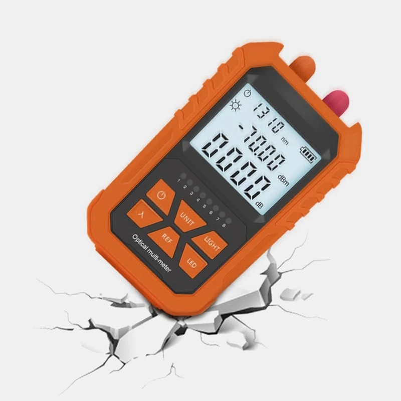 Compteur de puissance optique 4x4 en 1, localisateur de défaut visuel, 5 stylos NORLight, éclairage LED, OPM, outils de test de câble à fibre optique