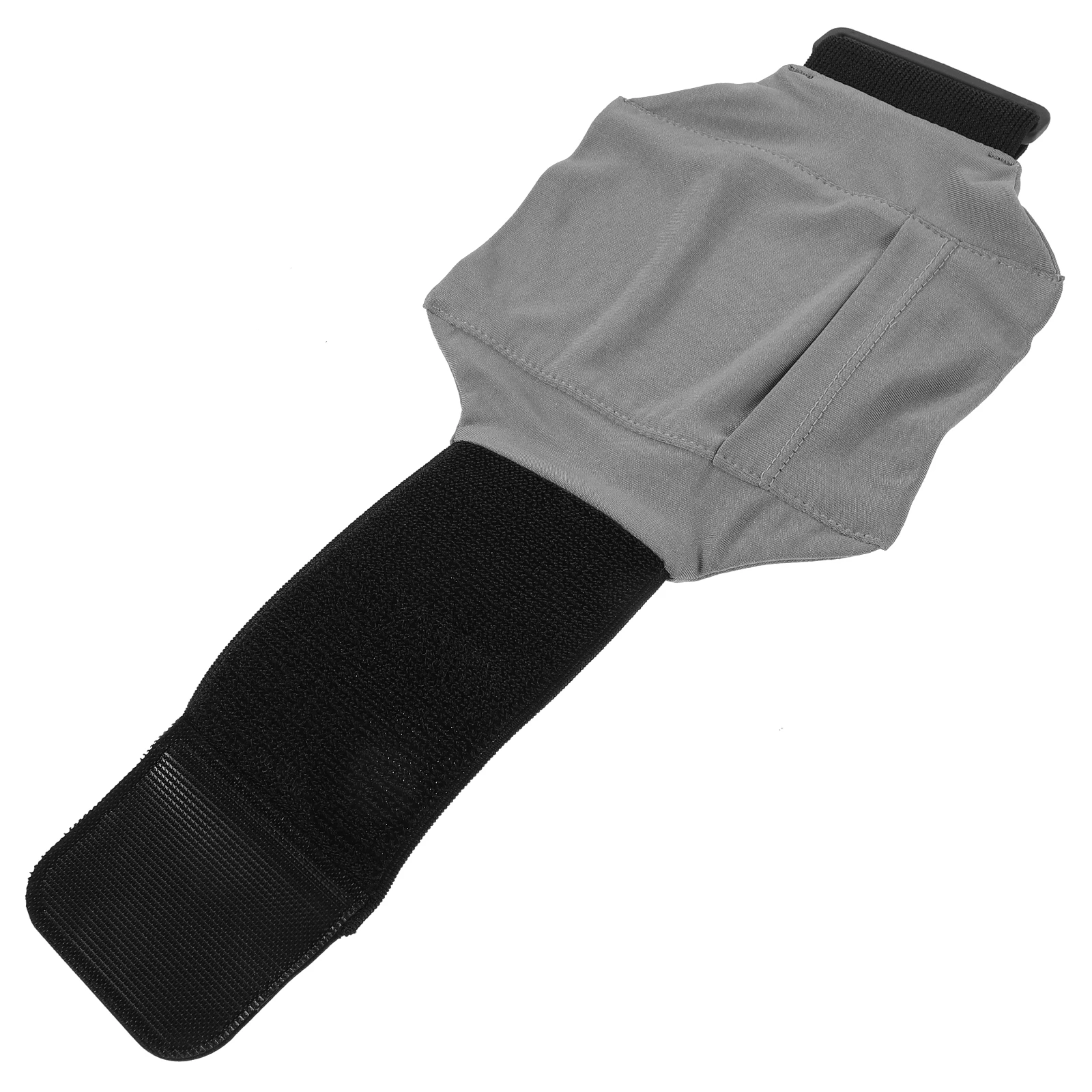 

1 Adjustable 5.5 7.5 Phone Leg Pouch Inch Running Use Bag Pouch Gray Sports Running Riding Ankle Storage Leg Pack Mobile
