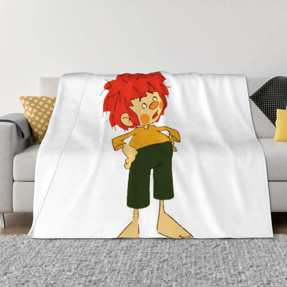 

Pumuckl figur 1983 Throw Blanket Furrys Bed Luxury Designer Soft Big Blankets