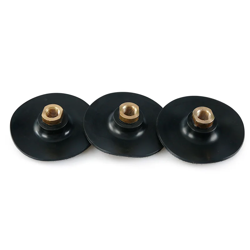3/4 Inch Rubber Backing Pad M10 M14 M16 Thread Polishing Grinding Disc Backing Pad For Angle Grinder Polishing Disc Pad Backing