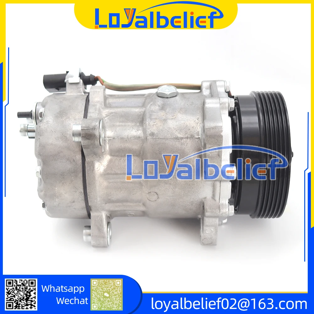 

SD7V16 Auto AC Air Conditioning Compressor For Volkswagen Beetle Golf Jetta 1.8 1.9 2.0 2.8 L 1J0820805 1J0820803A