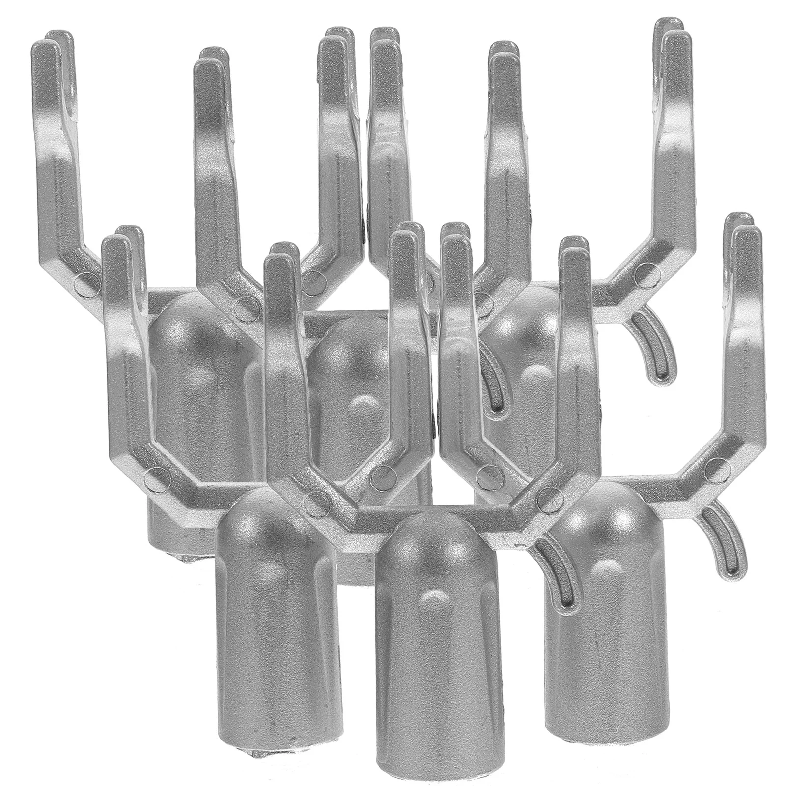 6 Pcs Branch Plug Straightening Device Tree Base Stand Stakes for Plants Metal Strong Support Topper Aluminum Alloy