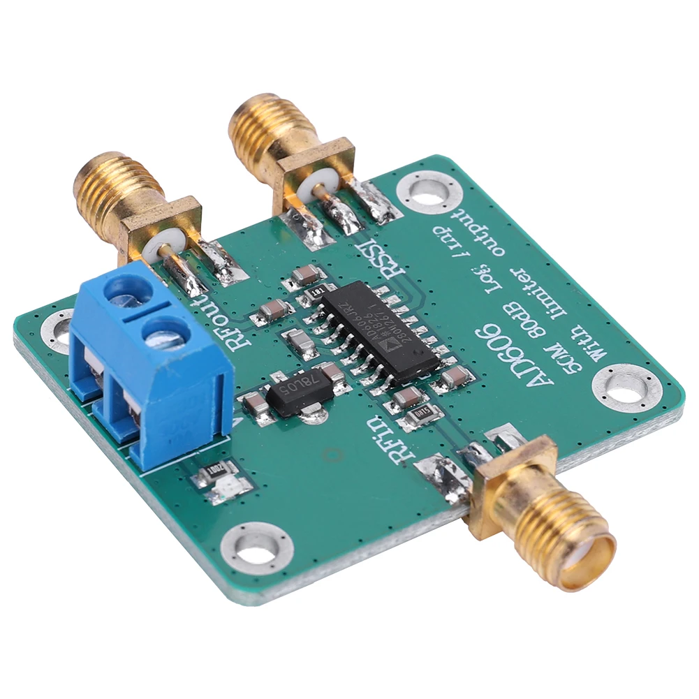 AD606 Log Amp Module -75dBm To +5dBm 80dB Logarithmic Detector Demodulation Logarithmic Amplifier for Signal Power Measuring