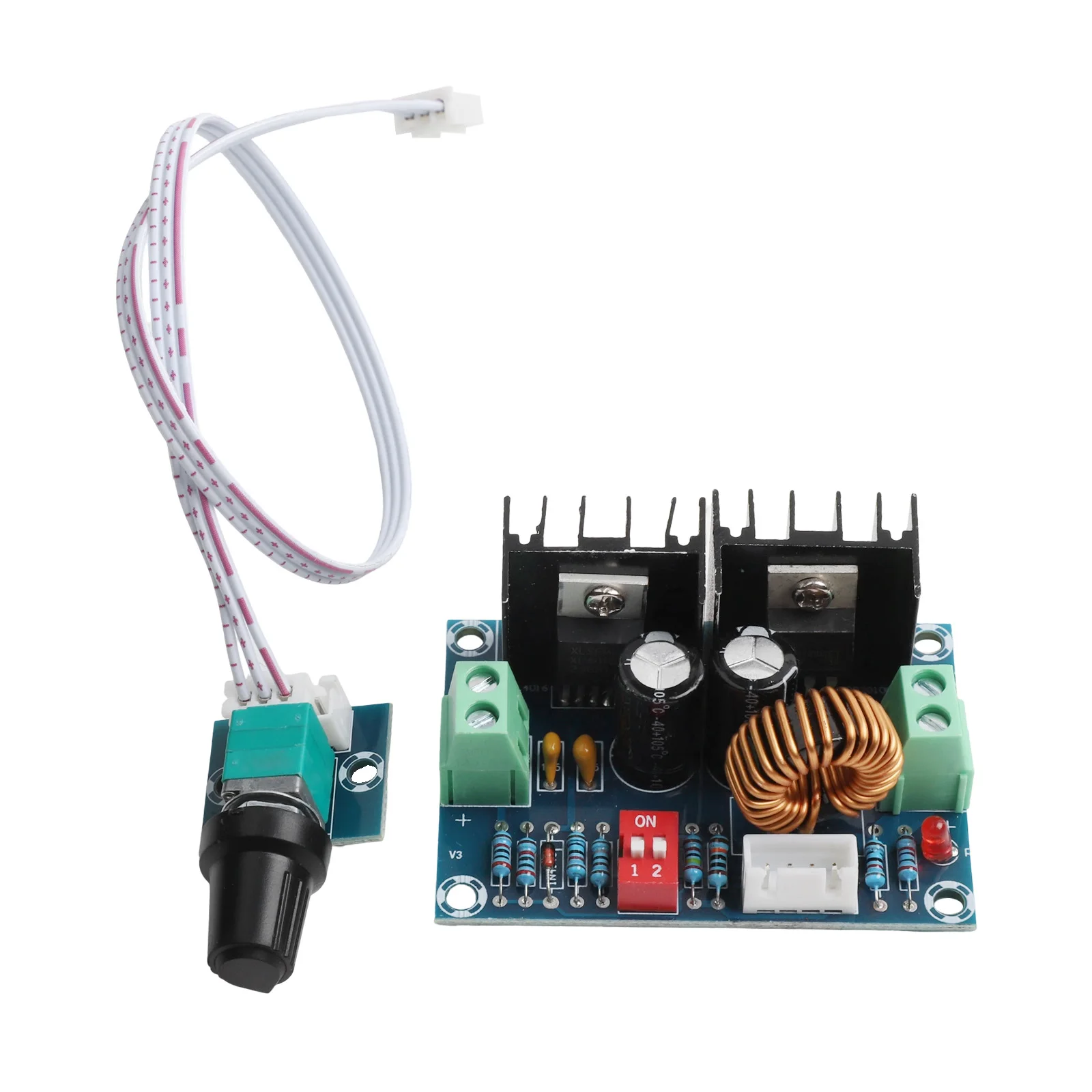 200W DC-DC Voltage Regulator Module For XL4016 Step Down Module High Power Step Down Module External Potentiometer
