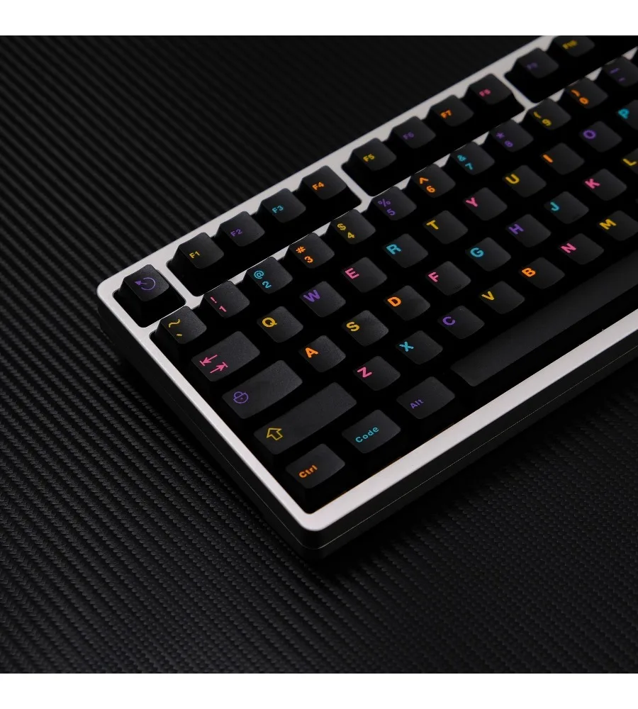 Keycap ABS two-color original wooting Meijia lion black multicolored semi-transparent mechanical keyboard