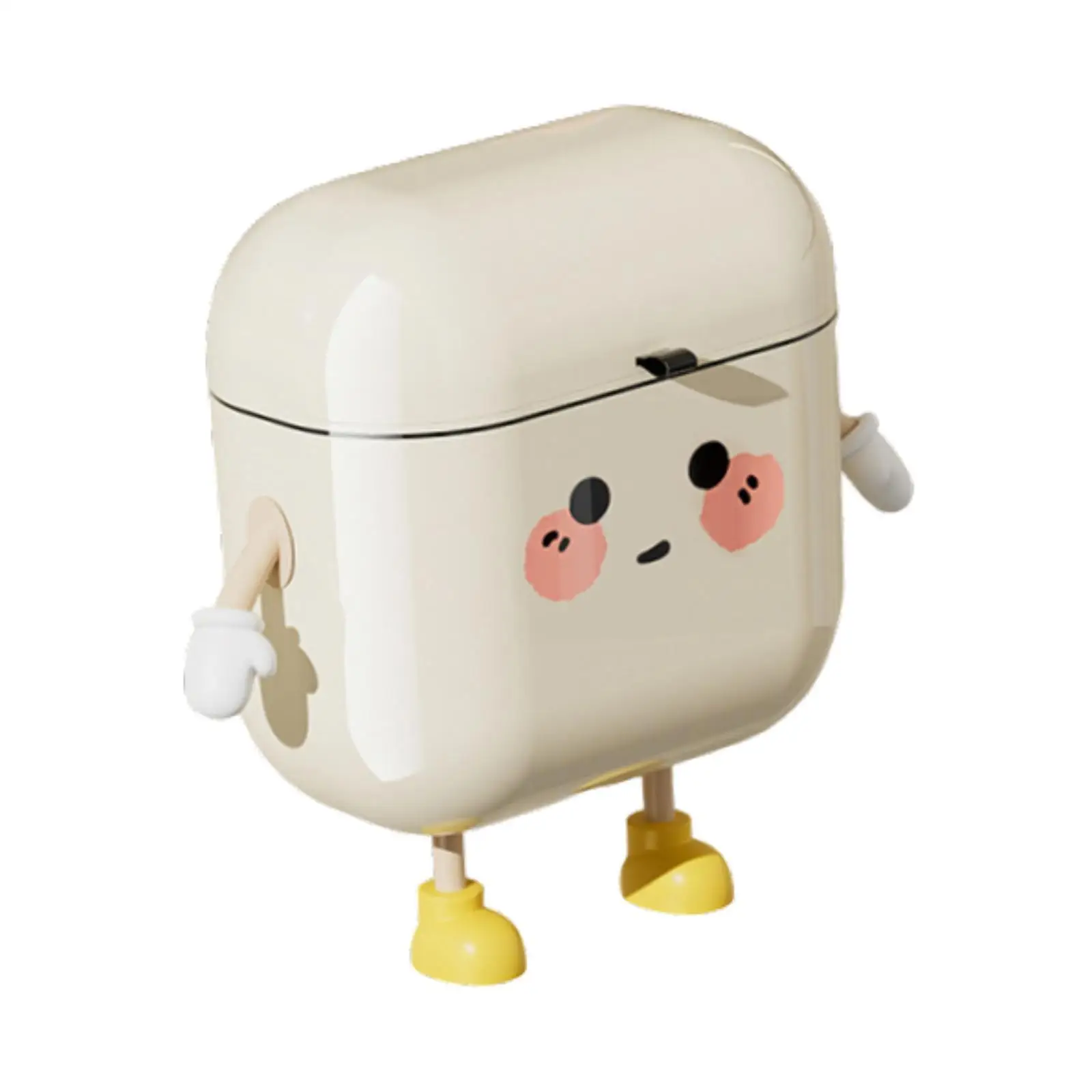 Hanging Compost Bin with Lid PP Material for Kitchen Cabinet Door Space Saving Trash Container for Bathroom