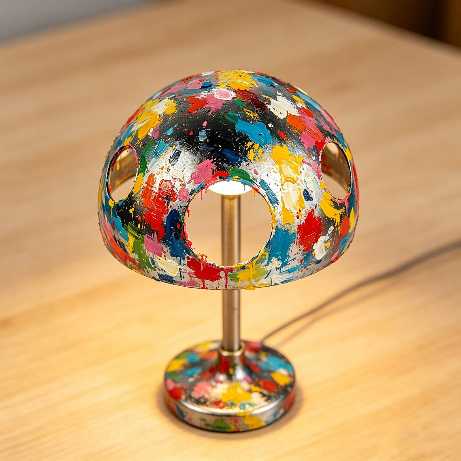 Metal Dome Lamp Shade Mushroom Shape 6 8 Inch DIY Paintable Light Cover for Table Pendant Ceiling Fixtures