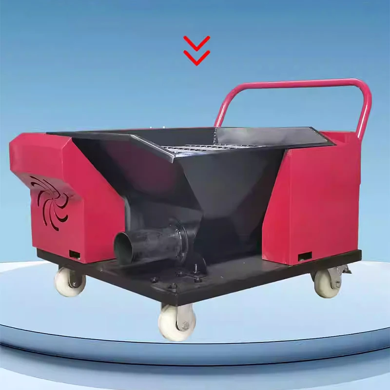 4KW/5.5KW Secondary Structure Concrete Pump, Small Ground-Based Pump,   7.5KW Screw Feeder, Concrete Pump 220V/380V(Customized)