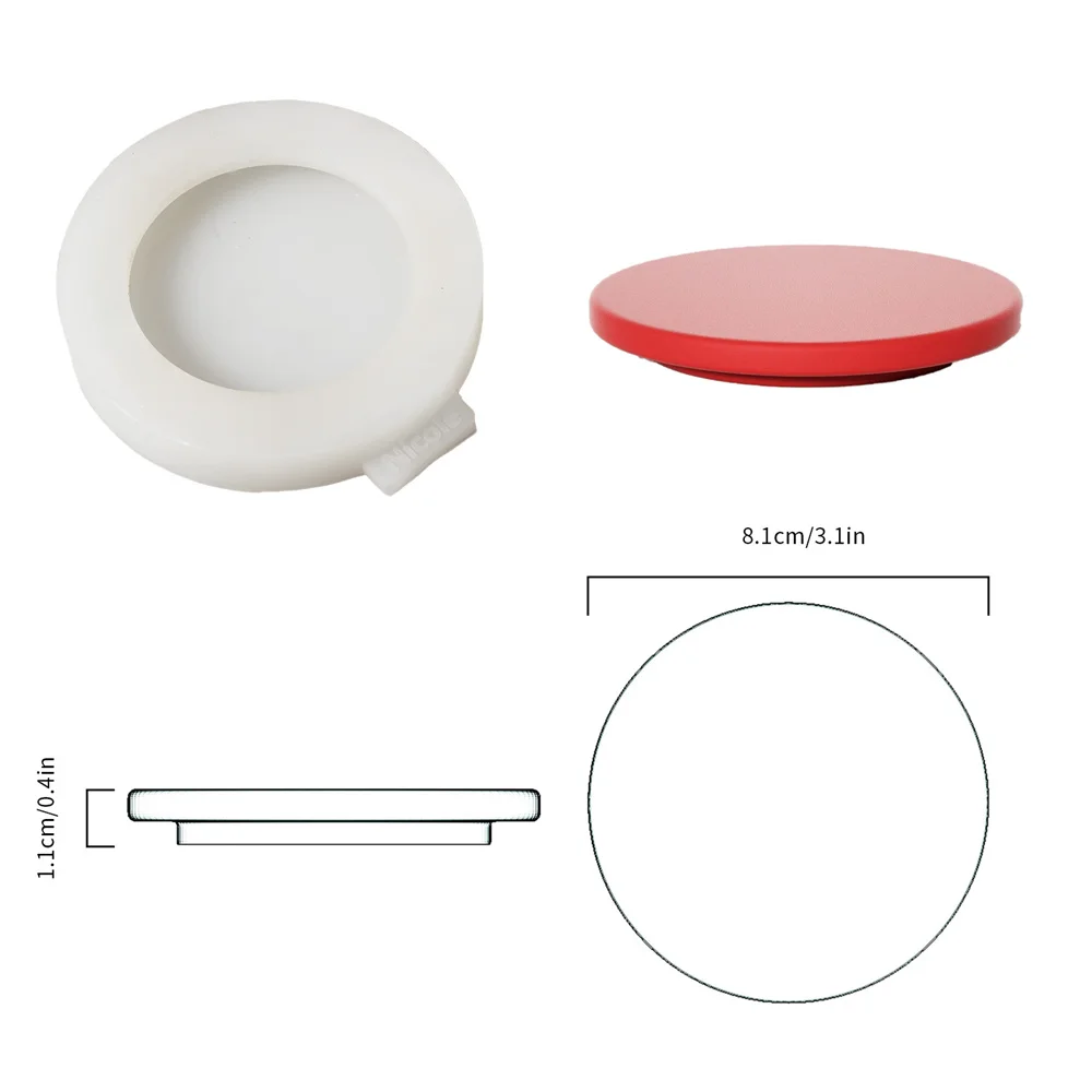 Boowan Nicole Weihnachts kerzen glas mit Deckel Silikon form für Beton handgemachte Weihnachts dekorationen Herstellung Werkzeuge