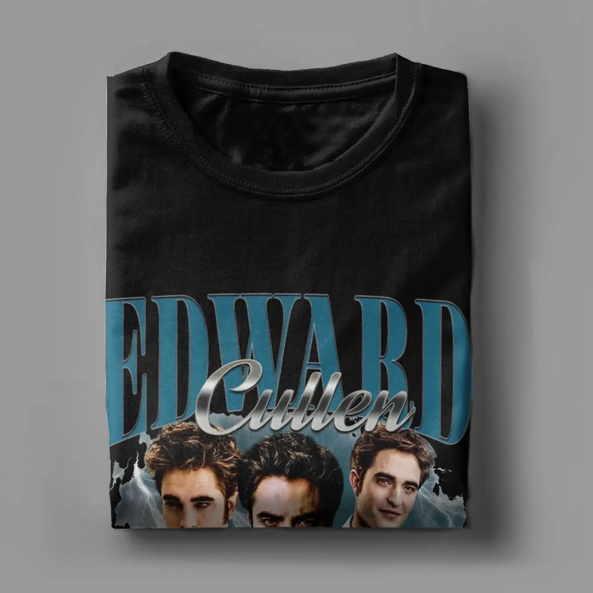 Heren T-Shirts Vintage Edward Cullen Retro 90 Hommage Twilight Leuke Katoenen T-Shirts Robert Pattinson T Shirts Ronde Hals Tops Bedrukt