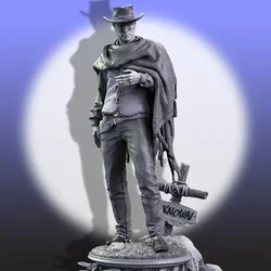 Frontier Revolver Resin Kit - 1:16 Original Western Figure for DIY Customization A2532