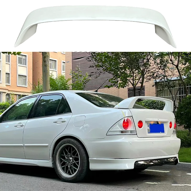 For 1998 1999 2000 2001 2004 Lexus IS200 Altezza Gloss Black FRP Real Carbon Fiber Highquality Rear Spoiler Trunk Lid GT Style