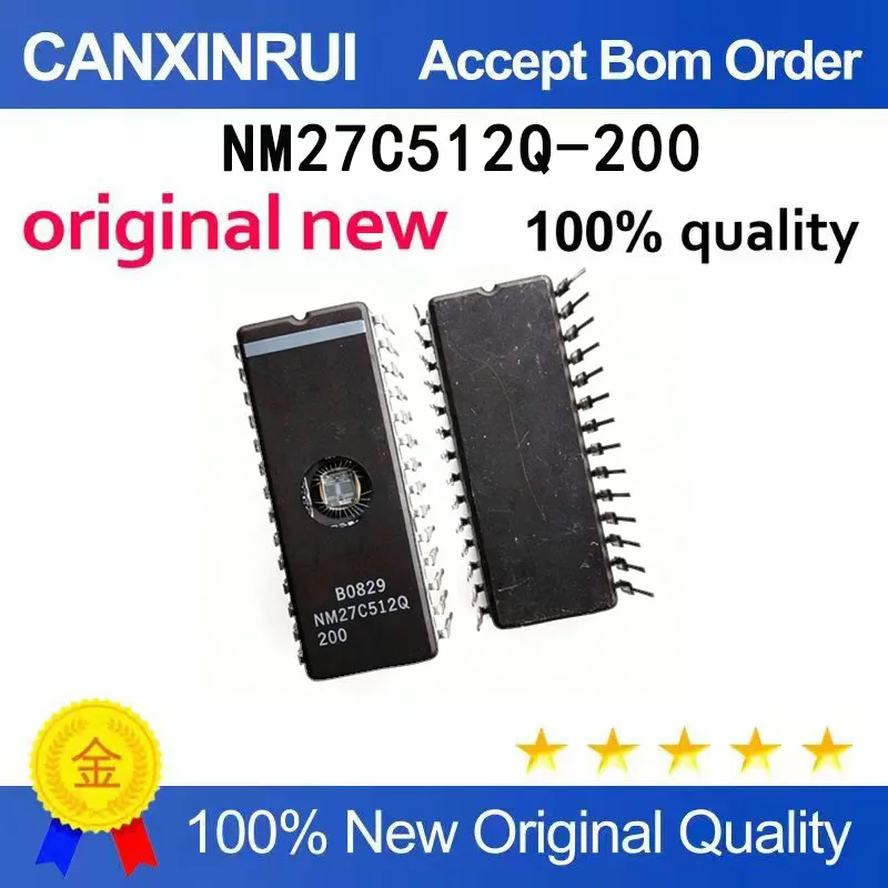 

（5-100 pieces）Brand new original NM27C512Q-200 NM27C512Q DIP28 spot chip IC