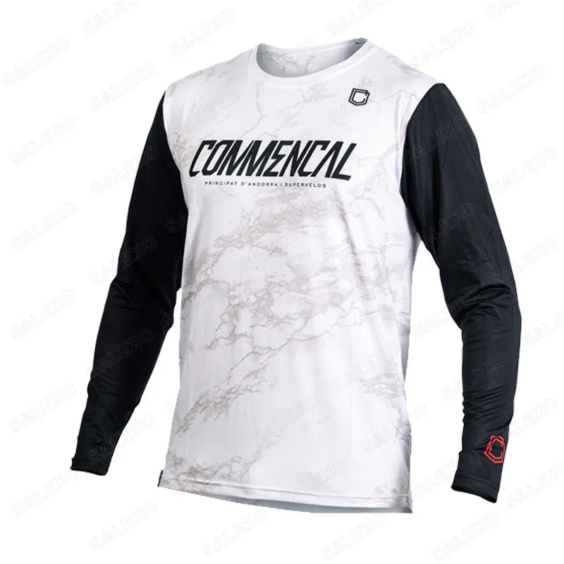 Commencal Downhill Jerseys Men Long Sleeves MTB Bike Shirts Offroad DH Motorcycle Jersey Motocross Sportwear Clothing Jersey