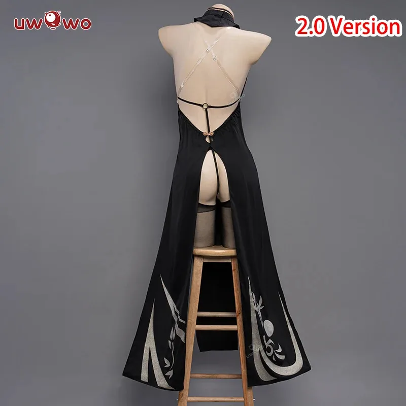 

UWOWO Game Chen Hai Cosplay Costume Chenhai Cosplay Costume Upgrade 2.0 Qipao Cheongsam Dress Costume
