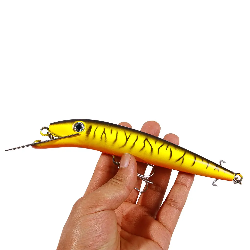 

5PCS 20.7CM 66g Metal Bill Deep Diving Rattling Wobbler Large Minnow Hard Bait Bass Pike Trolling Fishing Lure Tackle