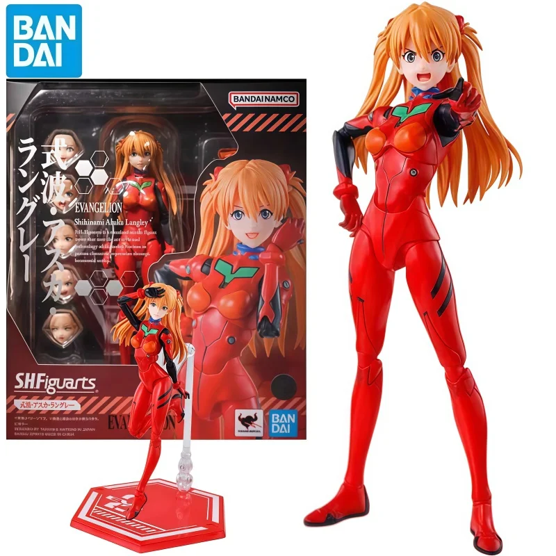 

В наличии, в оригинальной упаковке: Коллекционная фигурка Асуки Лангли Сорю из аниме «Евангелион» от Bandai, готовая модель для хобби и коллекционирования.