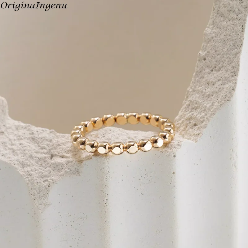 14K Gold Filled Dainty Stacking Ring Designer Jewelry Dating Ring Women Luxury High Quality Jewelry Custom Ring Original Gift