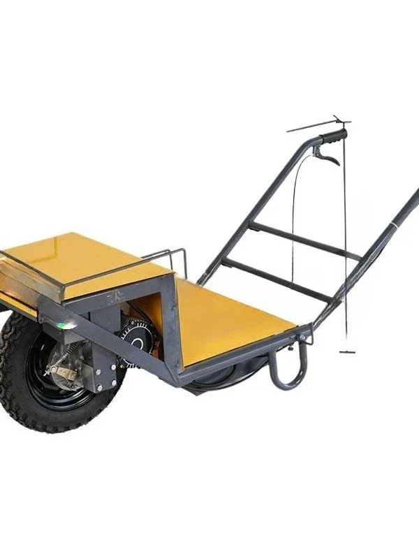 Agricultural orchard wheelbarrow fruit frame handling climbing trolley creeper transporter