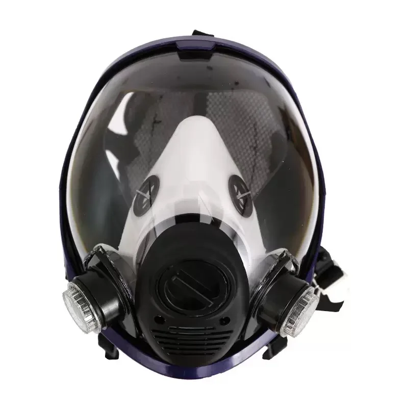 Silicone Full-Face Mask for Protective Equipment Spray Painting, Chemical, Pesticide Application, Firefighting Mask Gas Mask