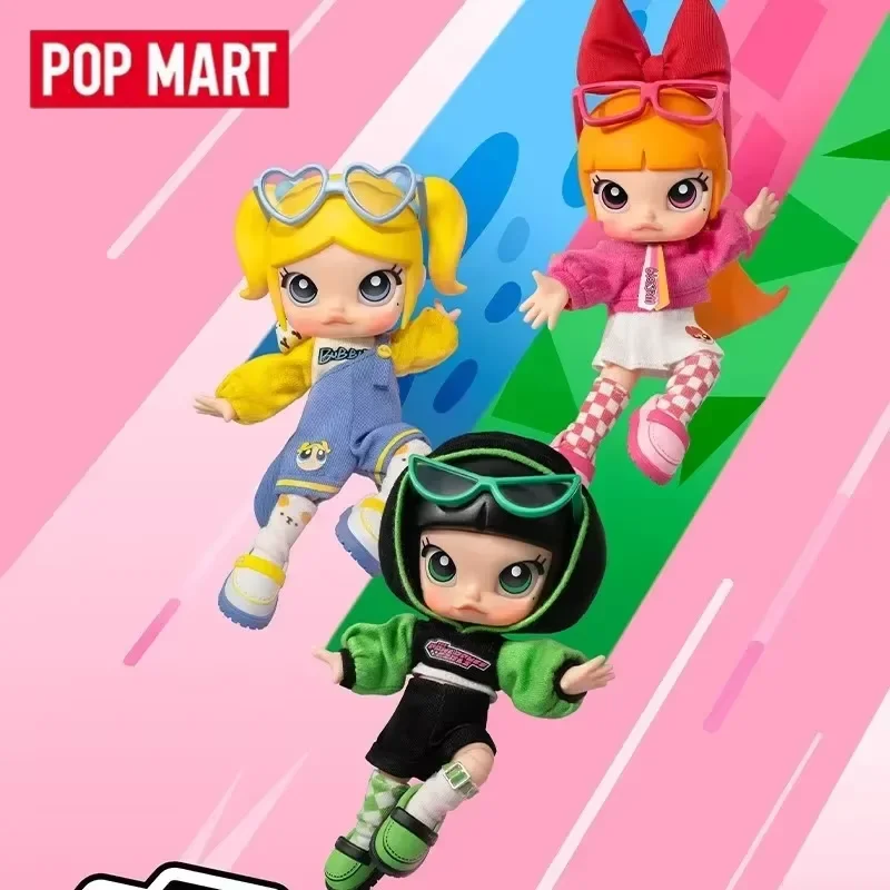 البوب مارت مولي x القوة الفتيات سلسلة عمل الشكل BJD لعبة أنيمي عمل الشكل تخمين حقيبة حلية التماثيل ديكور المنزل