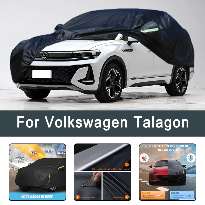 

Всепогодные автомобильные чехлы для Volkswagen Talagon 6-в-1, водонепроницаемые, пылезащитные, УФ-защитные, снежные, устойчивые к царапинам, защита