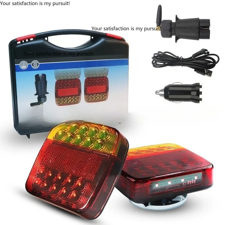 for EU Standard Magnetic LED Trailer Tail Light Truck Lorry Warning Rear Lamp New Style
