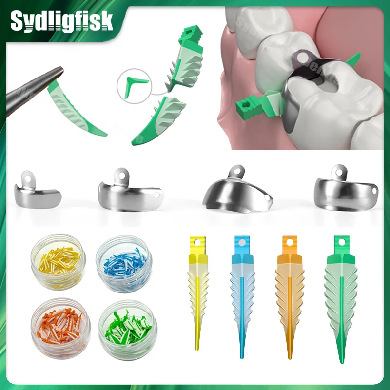 

Dental Matrix Bands Sectional Contoured Matrix System Composite Interdental Wedge Teeth Gap Matrix Refill Wedges Dental Material