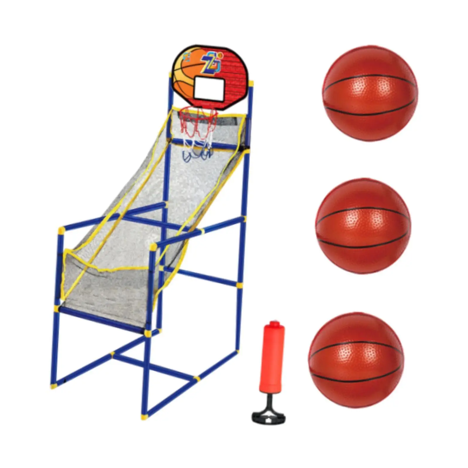 

Kids Arcade Basketball Game with Balls and Pump Portable Basketball Stand
