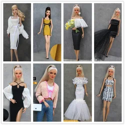 Conjunto de ropa para muñeca barbie, abrigo superior, falda, pantalones, vestido, ropa de verano y otoño, traje para 30cm, xinyi Fr2 BJD ST, juguete, 2022