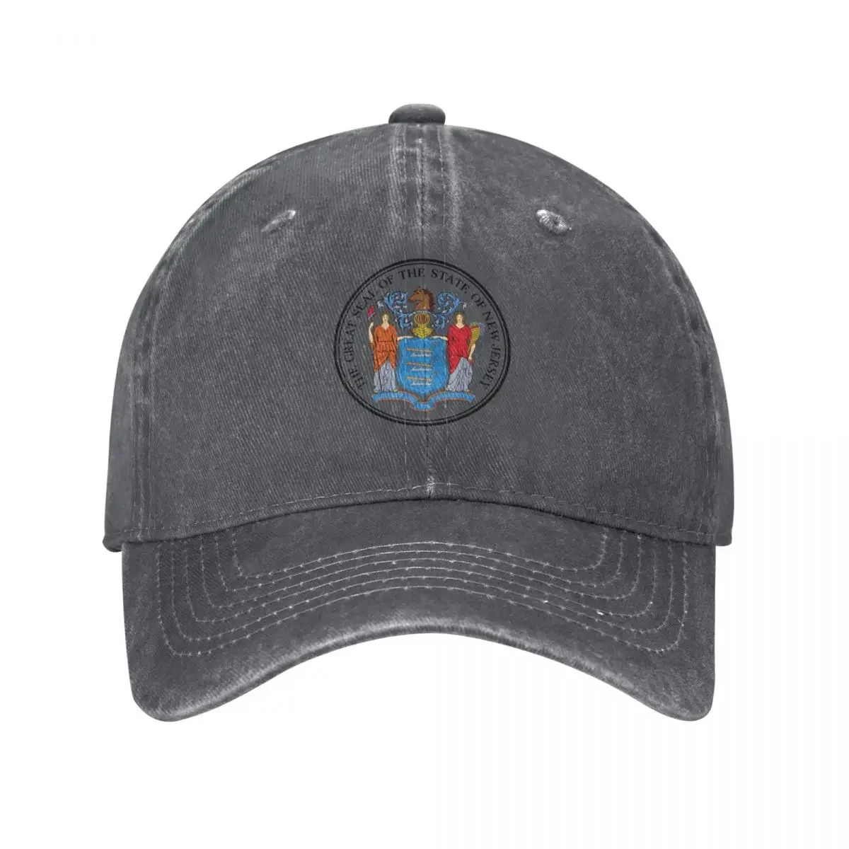 New Jersey State Seal Baseball Cap Beach Outing birthday Golf Wear Men Women's