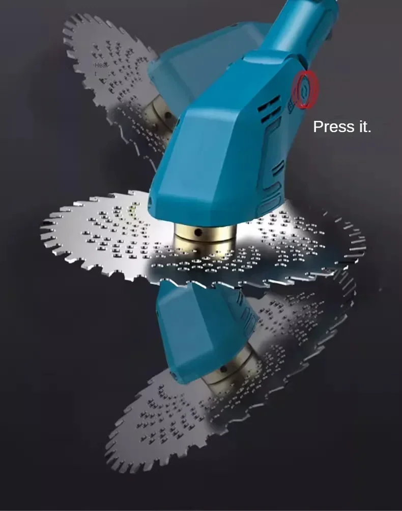 Powerful Electric Lawn Mower with Charging Function for Home Use and Farming