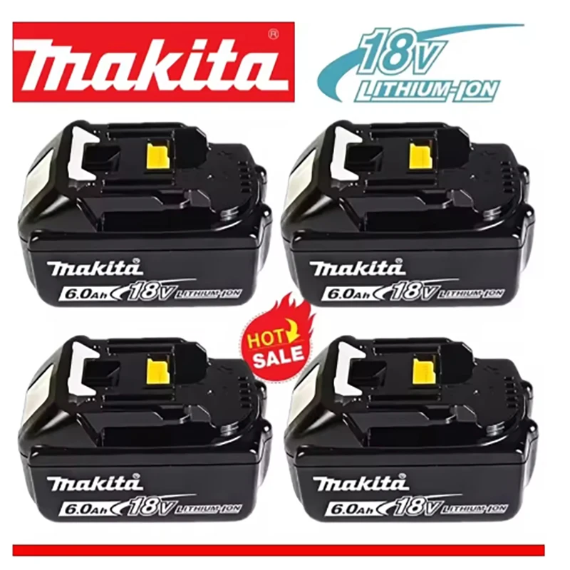 

Makita Battery BL1860 Rechargeable Battery 18V 6.0Ah Lithium Ion for Makita 18v Battery 6Ah BL1850 BL1880 BL1860B LXT400