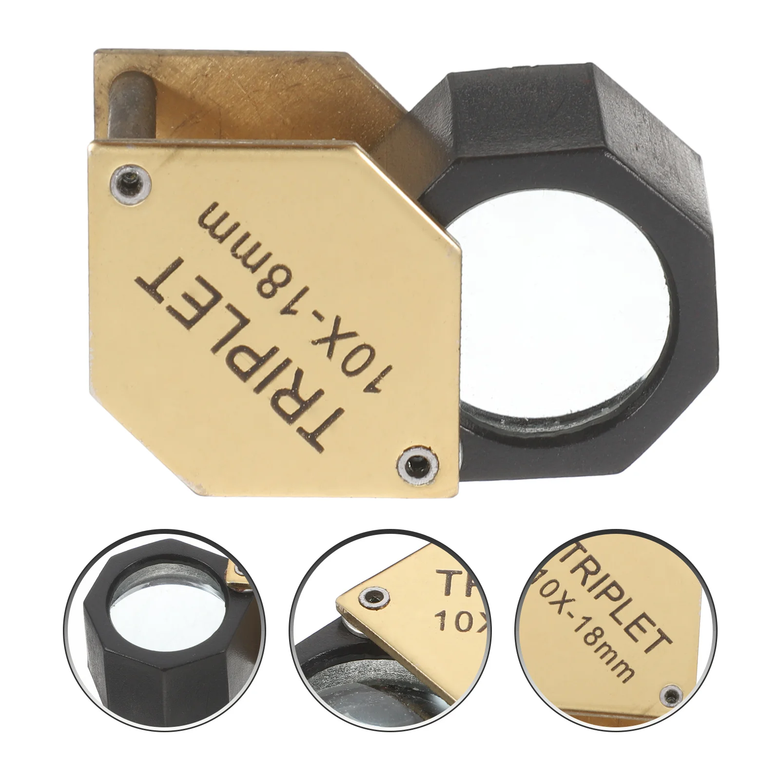 

Foldable Mini Magnifier Portable Small Magnifying Glass High Definition Lens for Jewelry Watch Repairing Identification