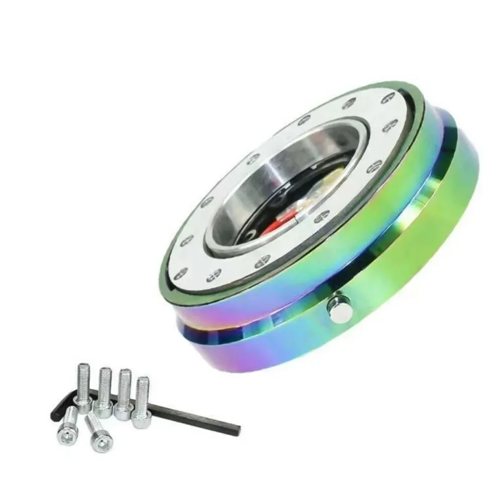 

Универсальная тонкая версия, 6-луночный руль, быстроразъемный адаптер для защелкивающейся ступицы, комплекты адаптеров для гоночного автомобиля, быстросъемный руль