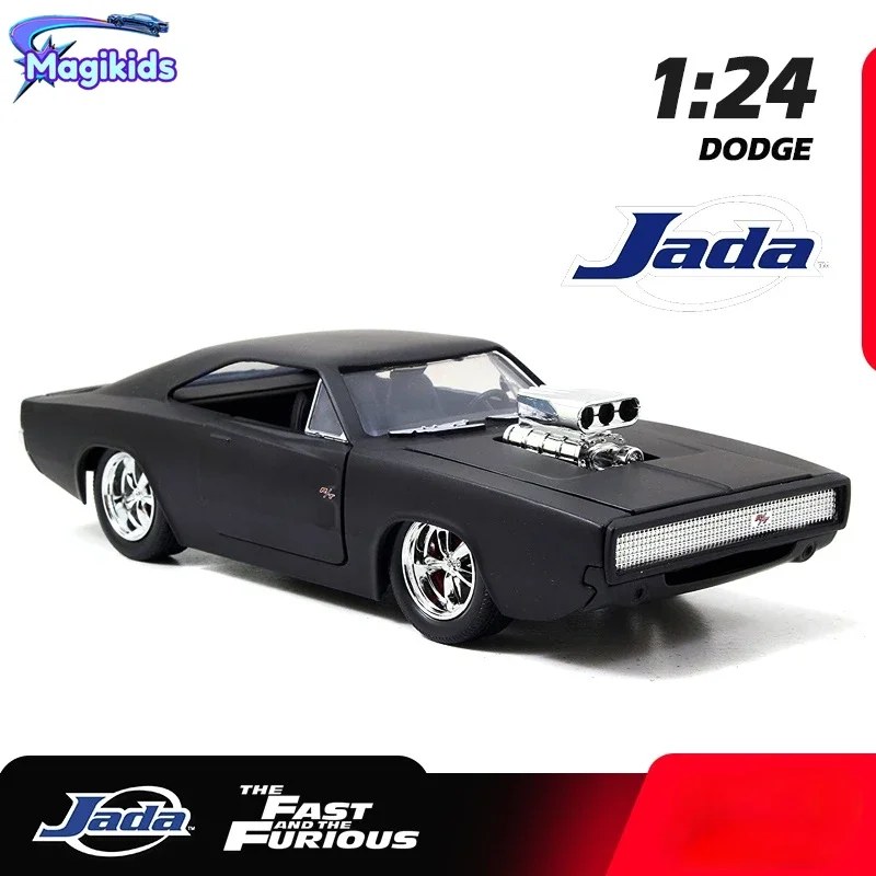 

Jada 1:24 Fast and Furious 1970 Dodge Charger R/T Muscle car Diecast Metal Alloy Model Car Toys for Children Gift Collection J75