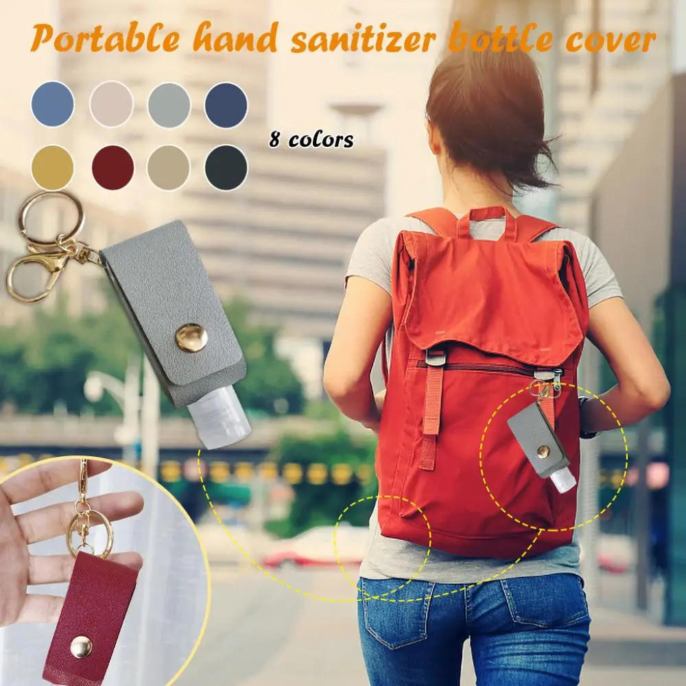 High Quality with Bottle Cover Reusable with Keychain Holder Cosmetic Container Hand Sanitizer Bottles Refillable Bottles