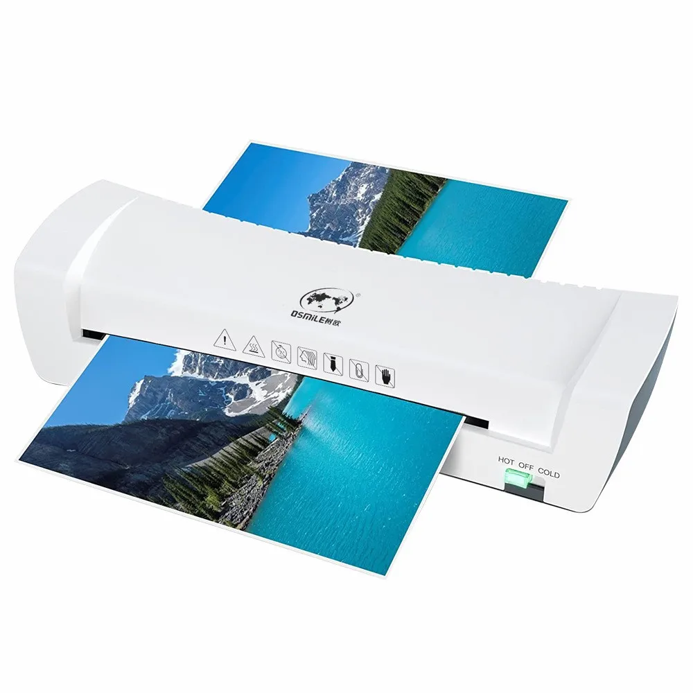 Mini Laminator Machine Hot Cold Thermal Paper Plastic Portable Home Office Document Photo Card Small Lamination Sheets Kit