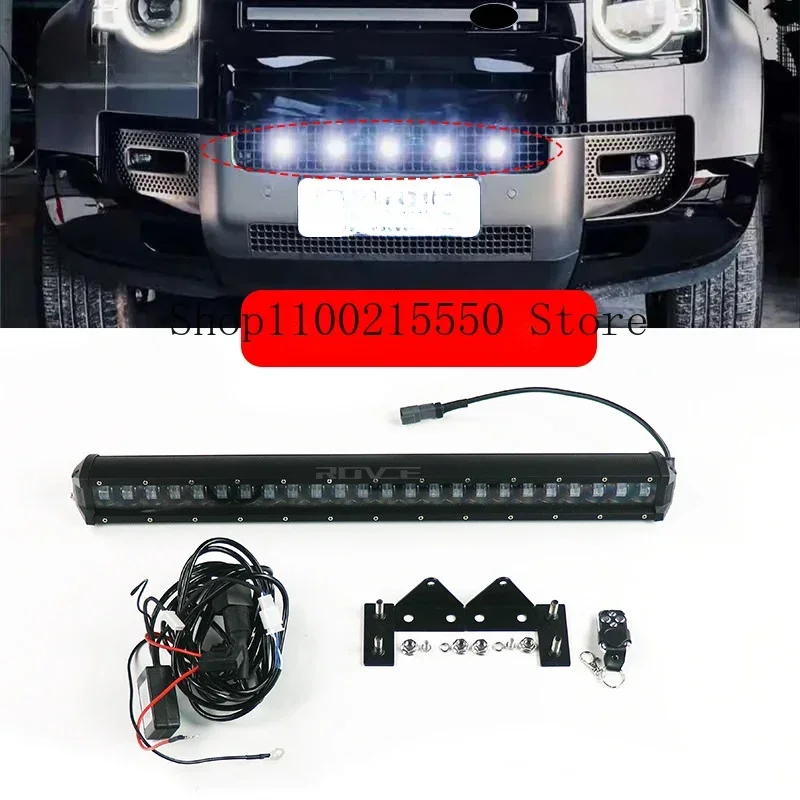 Car Front Bumper Light For Land Rover Defender 90 110 2020-2023  Lamp LED Lights  Car Accessories