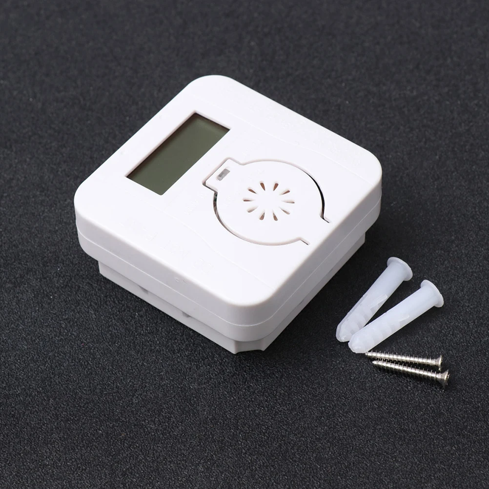 

2 шт., светодиодный дисплей с датчиком угарного газа, сигнализация низкой мощности, звуковой свет, предупреждение, высокая чувствительность