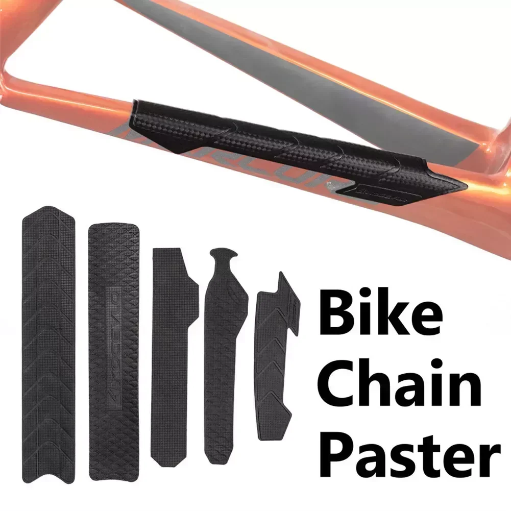 

SPORTFUNSF MTB Bike Silicone Chain Posted Guards Frame Scratch-Resistant Protector Prevent Rust Bicycle Care Guard Cover Bicycle