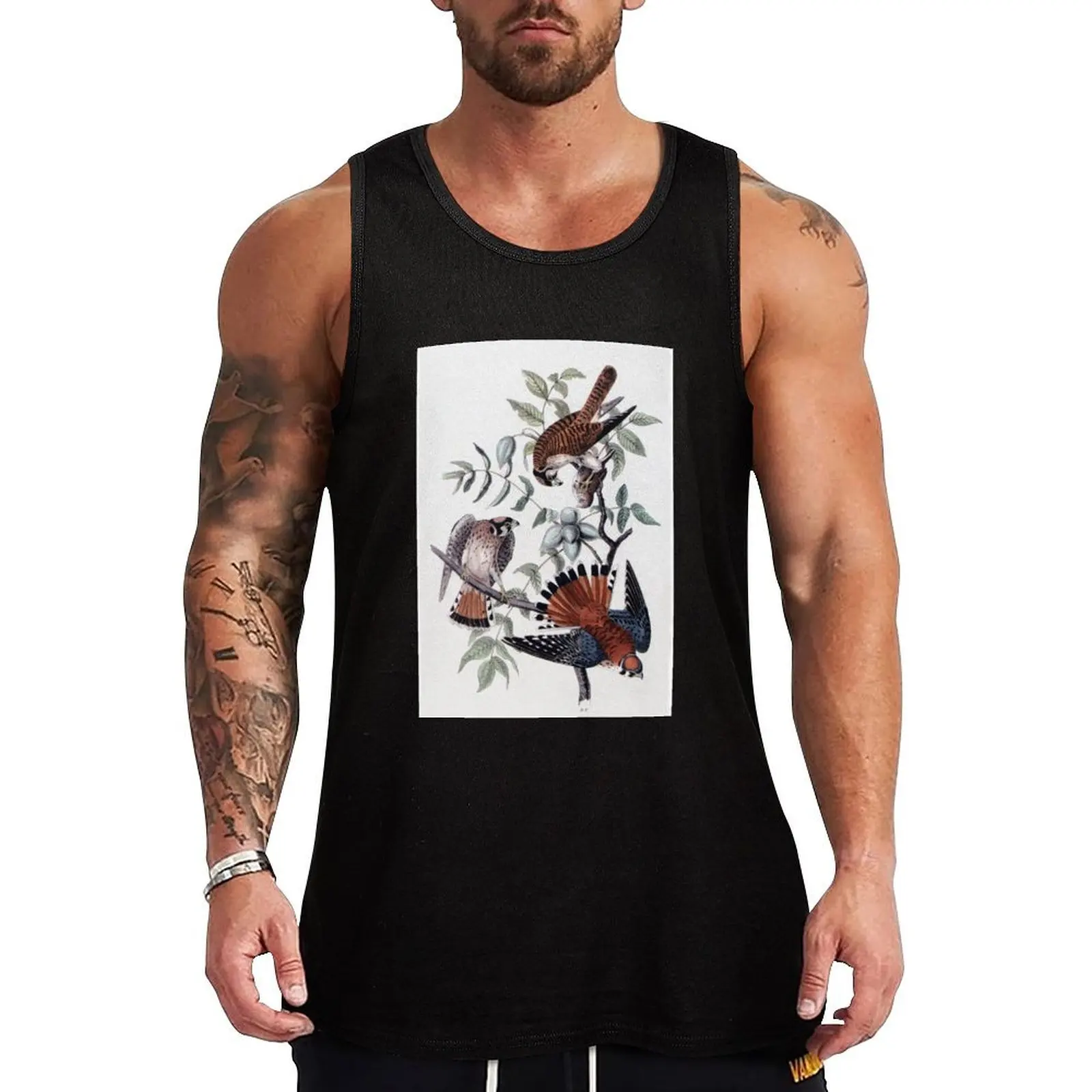 

American Kestrel (Sparrow Hawk) by John James Audubon Tank Top basketball clothing summer clothes