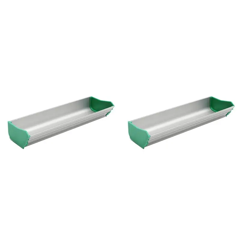 Limited Stock-FF 2PC Aluminum Alloy 8 Inch (20CM) Emulsion Scoop Coater Silk Screen Printing Press Tool