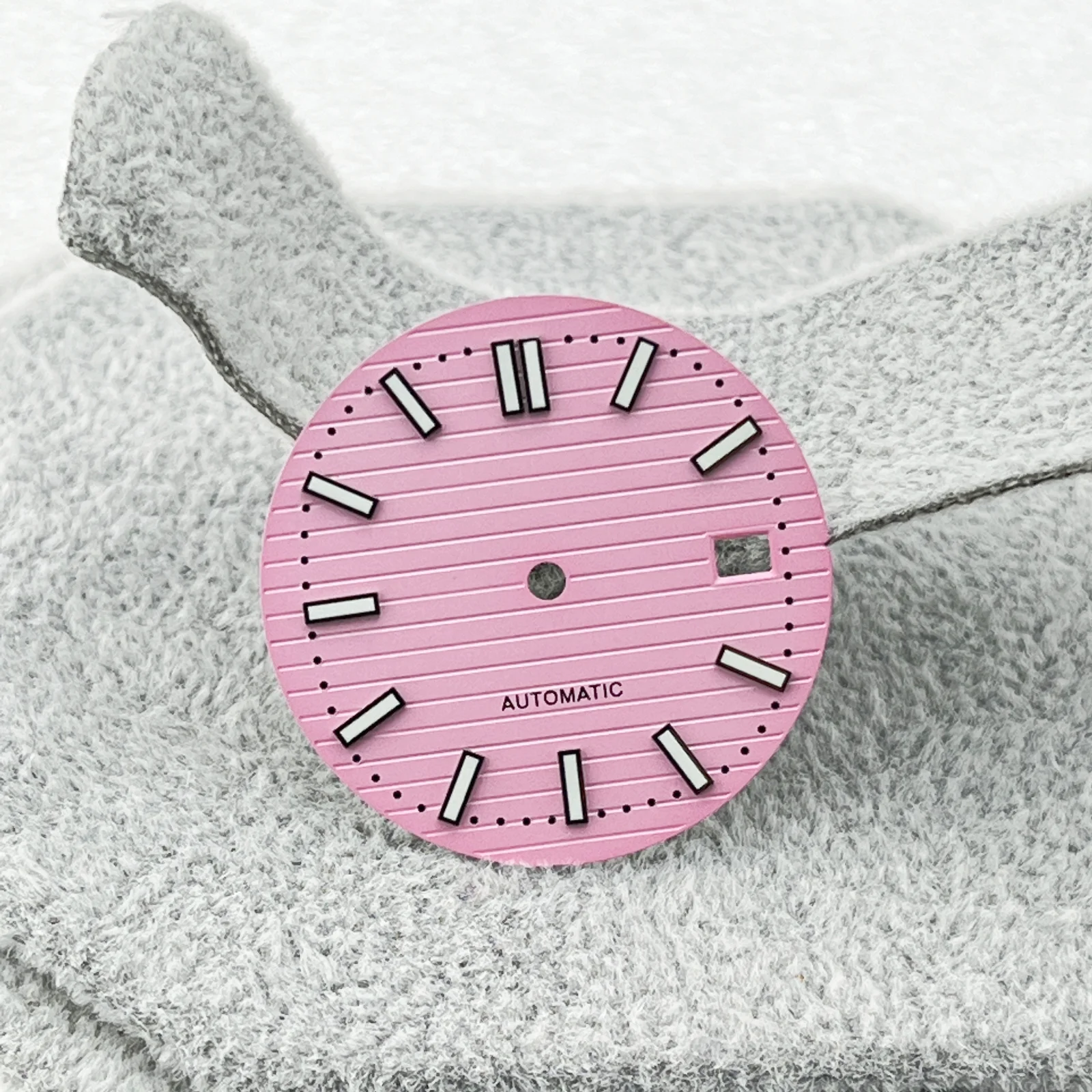 جديد NH35 ساعة الطلب 29.8 مللي متر مع الأخضر مضيئة التدرج اللون ل NH35 ساعات يد تعمل بالحركة لتقوم بها بنفسك أجزاء