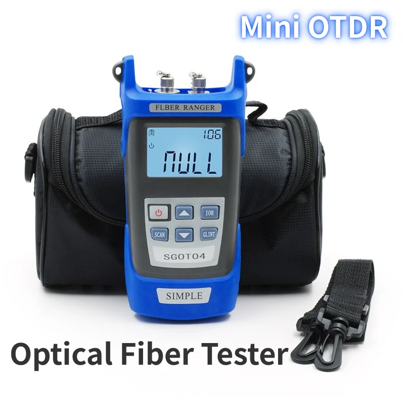 Handheld Mini OTDR 60KM Fiber Optic Cable Breakpoint Locator VFL Fiber Optic Rangefinder High-precision Reflector SGOT04