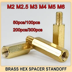 M2 M2.5 M3 M4 M5 M6 PCB Support Standoff Motherboard Spacer Hex Brass Computer Circuit Board Pillar Rack Stud Column Bolt Screw