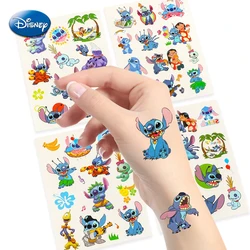 Anime Lilo Stitch Tattoo Stickers Cartoon Figure Kawaii Stitch Dolls PVC Kids Toys Sticker Children Action Figure Toy Stickers