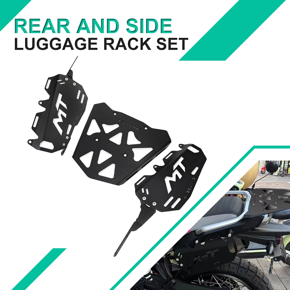 

For CFMOTO 450MT CF MOTO 450 MT IBEX 450 2024-2025-2026 Rear and Side Luggage Rack Set Motorcycle Support Aluminium Accessories