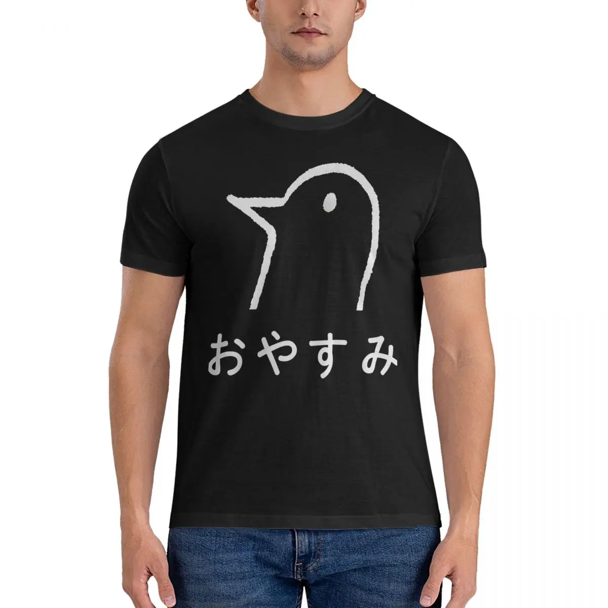 Fashion By Inio T-Shirts Men Crewneck Cotton T Shirts Oyasumi Punpun Short Sleeve Tee Shirt Printing Clothing