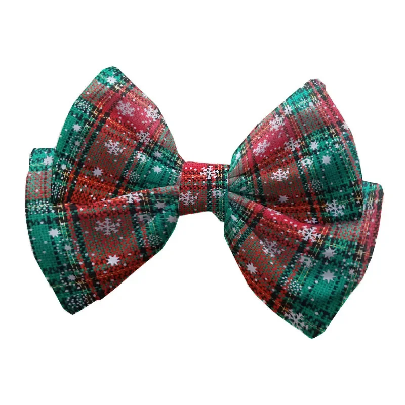24 colors 1/2PCS English wind Bows for Women Girls Hair Clips plaid Fabric Hair Bow Styling Accessories Decoration